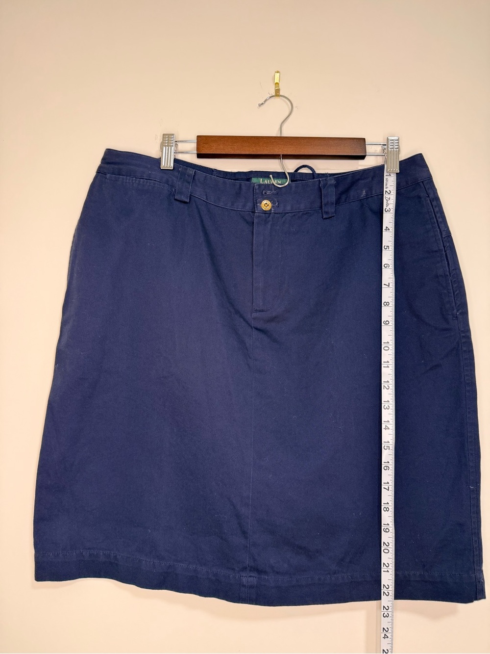 Lauren Ralph Lauren Navy Pencil Skirt